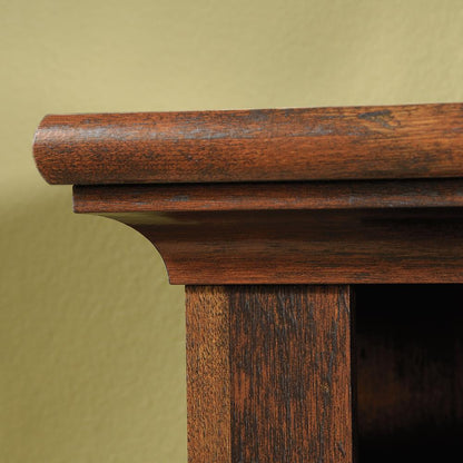 Harbor View Computer Desk with Hutch, Curado Cherry finish