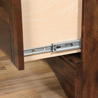 Harbor View Computer Desk with Hutch, Curado Cherry finish