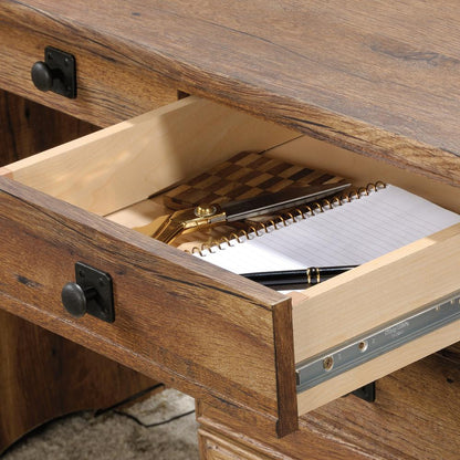 Palladia Executive Desk, Vintage Oak finish