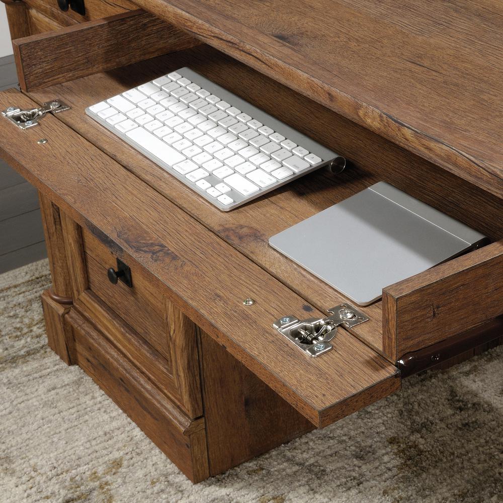 Palladia Executive Desk, Vintage Oak finish