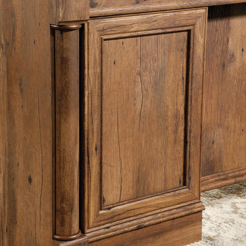 Palladia Executive Desk, Vintage Oak finish
