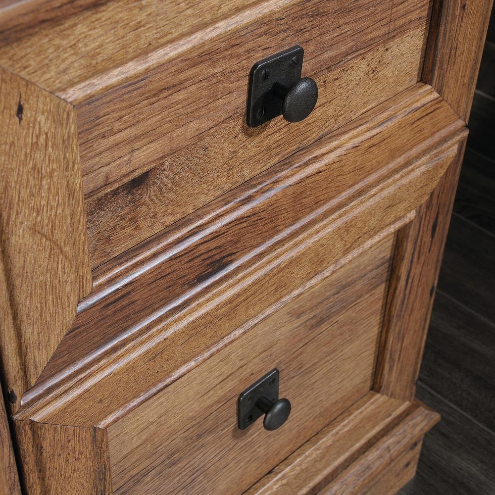 Palladia L Desk, Vintage Oak finish