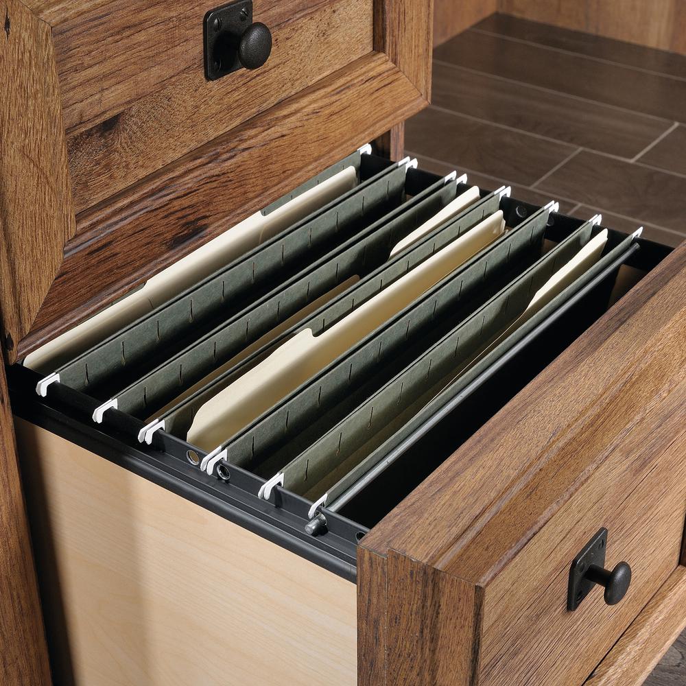 Palladia L Desk, Vintage Oak finish