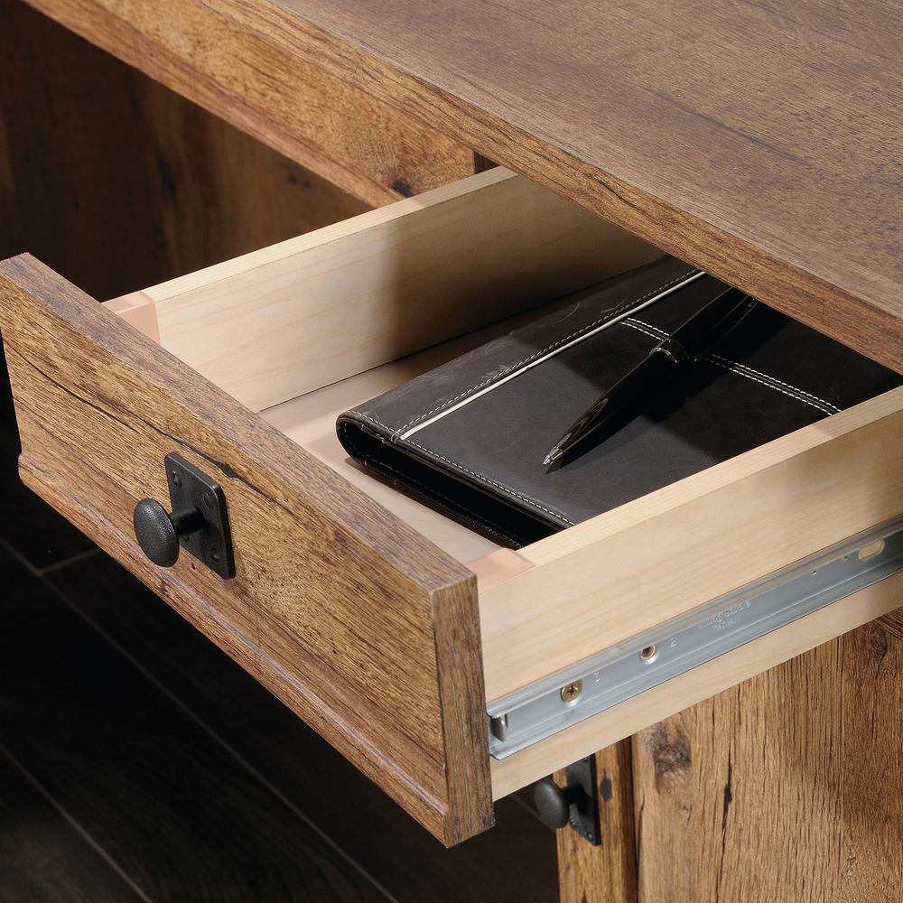 Palladia L Desk, Vintage Oak finish