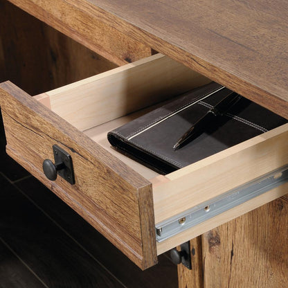 Palladia L Desk, Vintage Oak finish