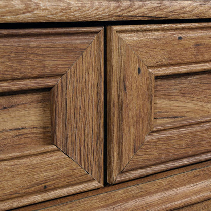 Palladia Entertainment Credenza, For TVs up to 60", Vintage Oak finish