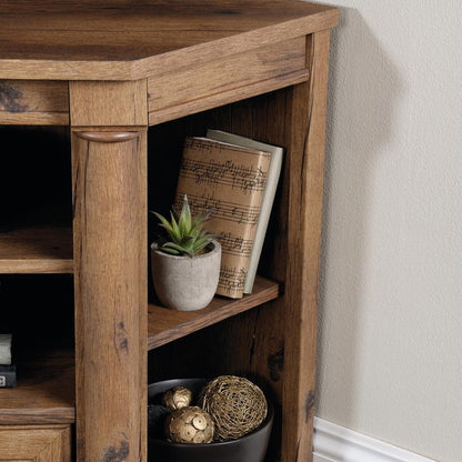 Palladia Entertainment Credenza, For TVs up to 60", Vintage Oak finish