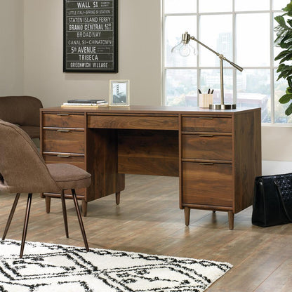 Clifford Place Commercial Office Executive Desk, Grand Walnut finish
