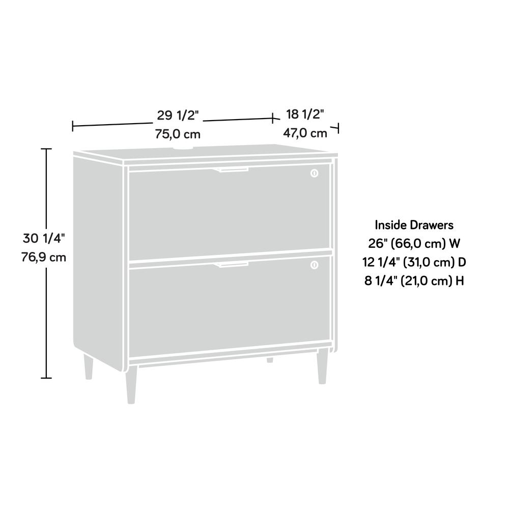 Clifford Place Commercial Office File Cabinet, Grand Walnut finish