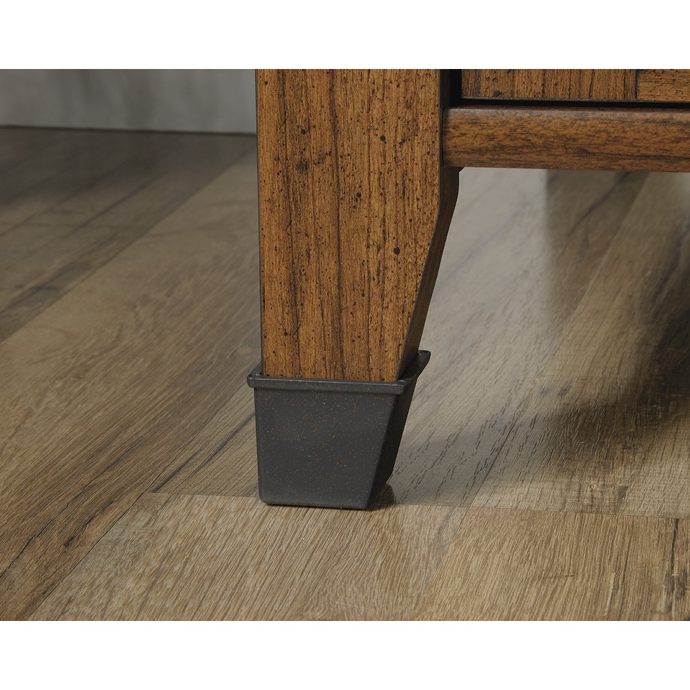 Carson Forge Computer Desk, Washington Cherry finish