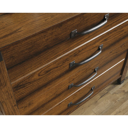 Carson Forge File Cabinet, Washington Cherry finish