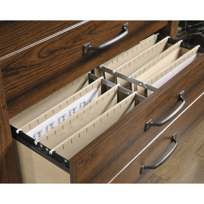 Carson Forge File Cabinet, Washington Cherry finish