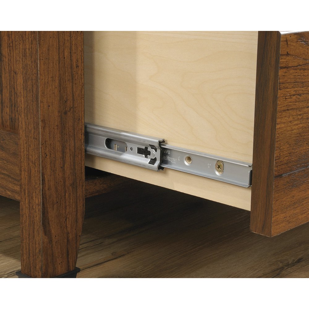 Carson Forge File Cabinet, Washington Cherry finish