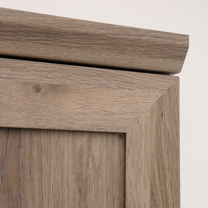 HomePlus Storage Cabinet, Salt Oak finish