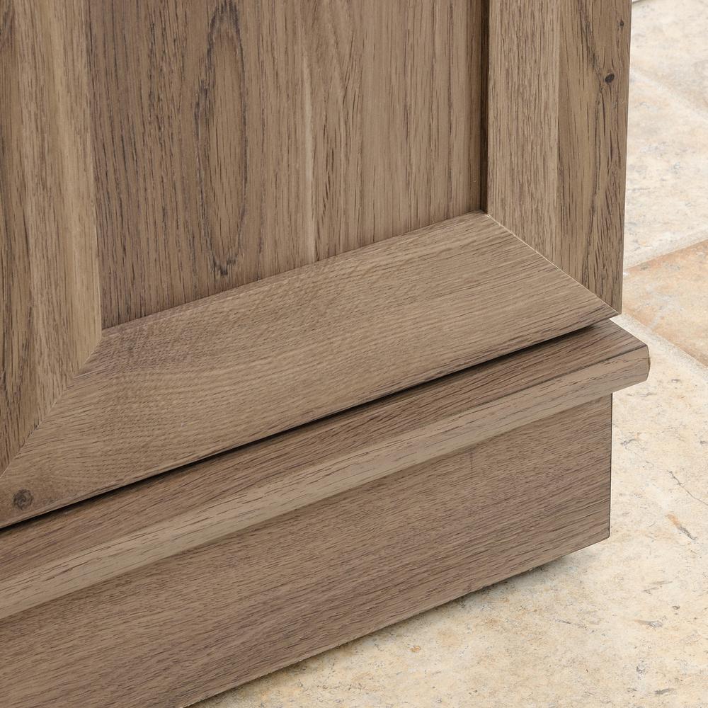 HomePlus Storage Cabinet, Salt Oak finish