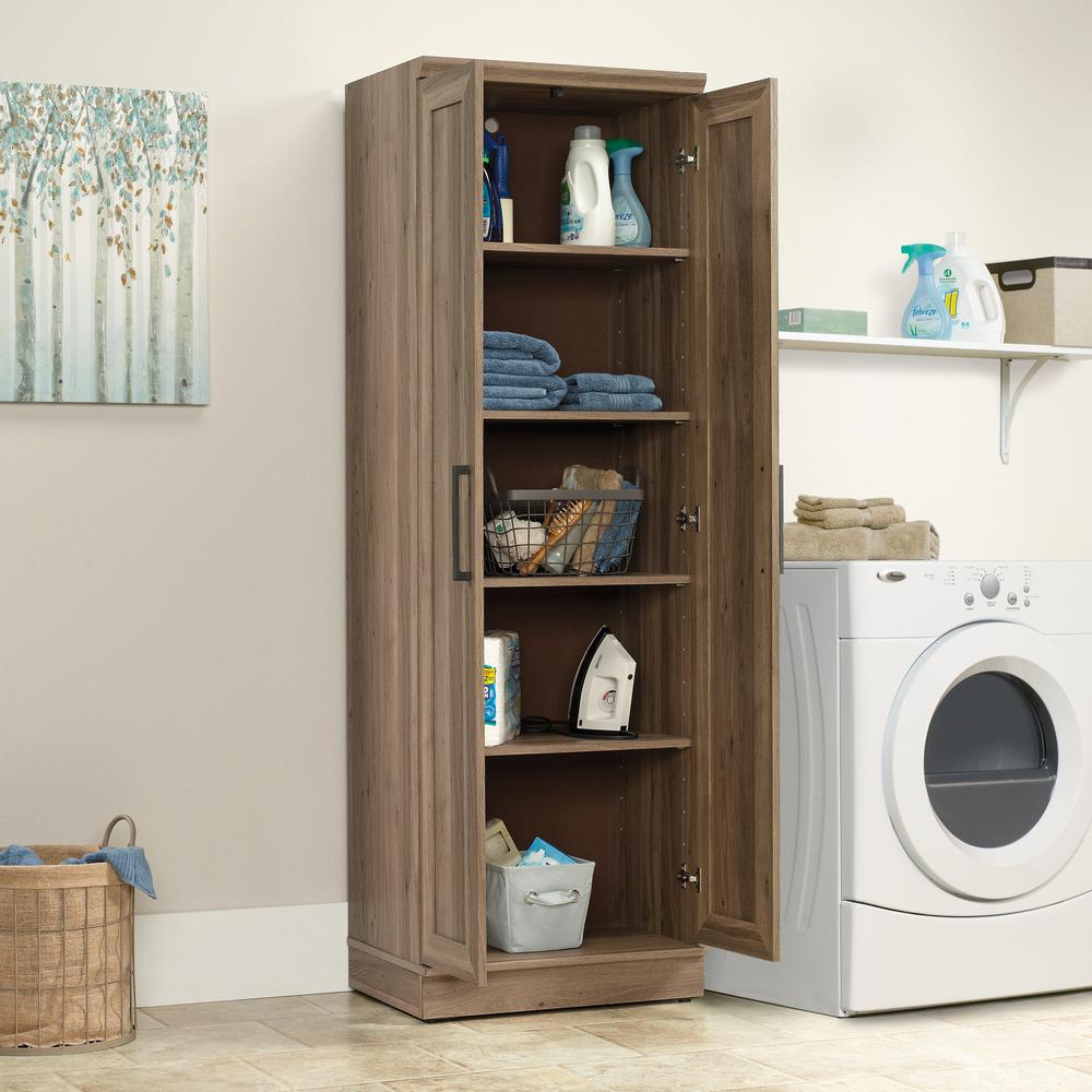 HomePlus Storage Cabinet, Salt Oak finish