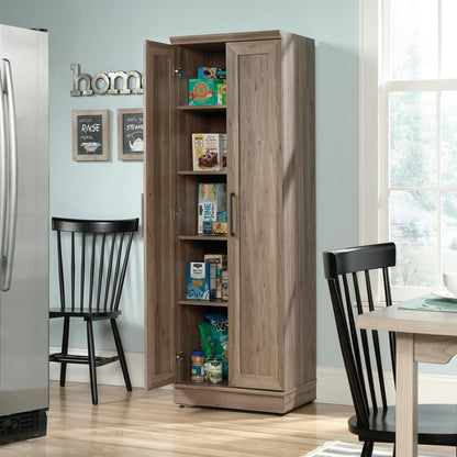HomePlus Storage Cabinet, Salt Oak finish