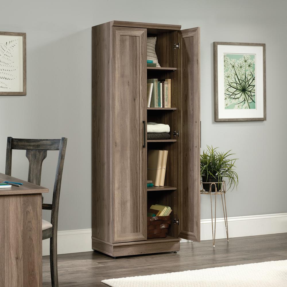 HomePlus Storage Cabinet, Salt Oak finish