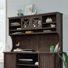 Costa Commercial Office Hutch, Coffee Oak finish