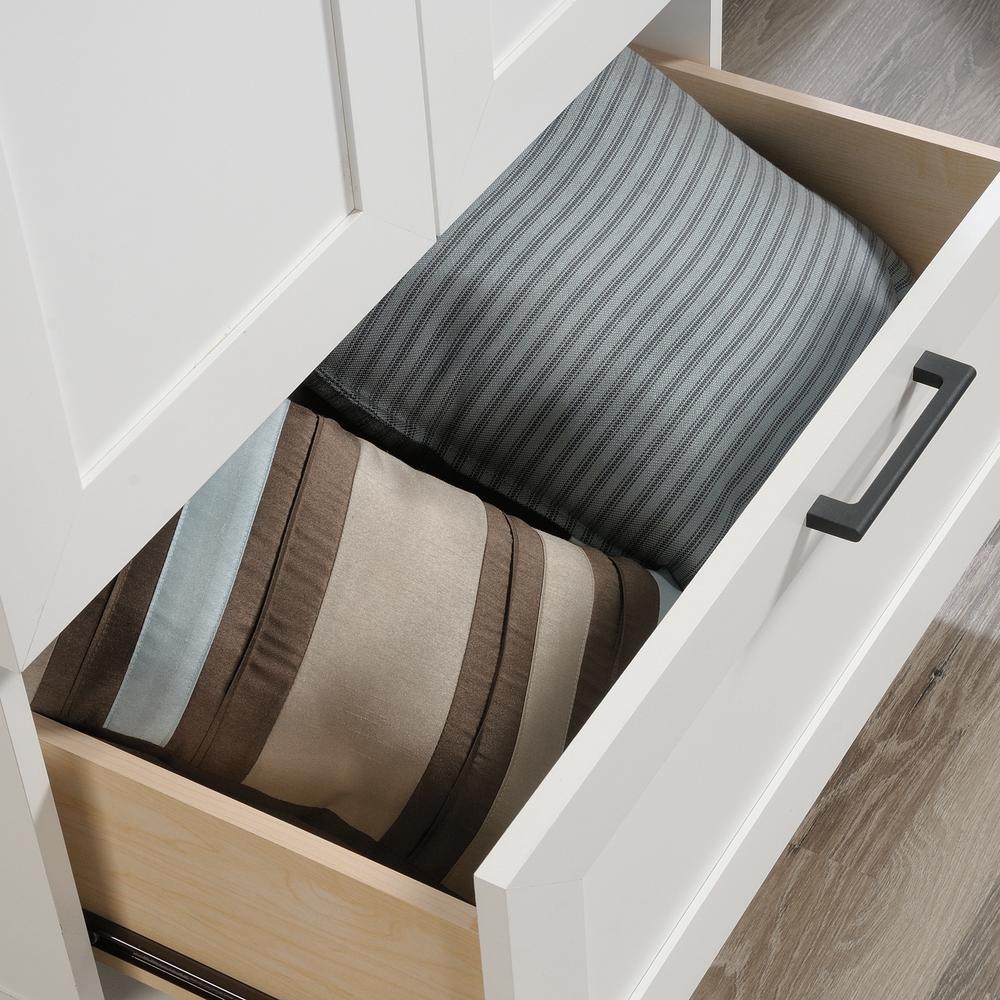 HomePlus Storage Armoire, Soft White finish