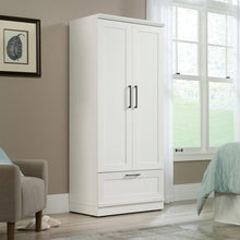 HomePlus Storage Armoire, Soft White finish