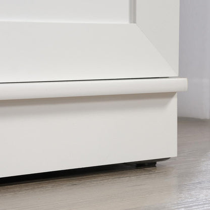 HomePlus Storage Armoire, Soft White finish