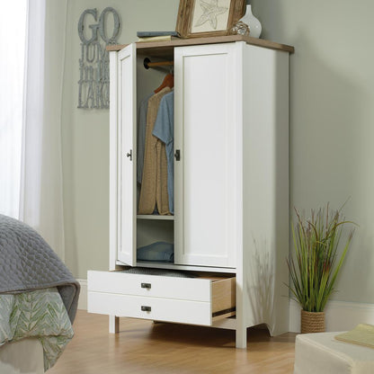 Cottage Road Armoire, Soft White finish