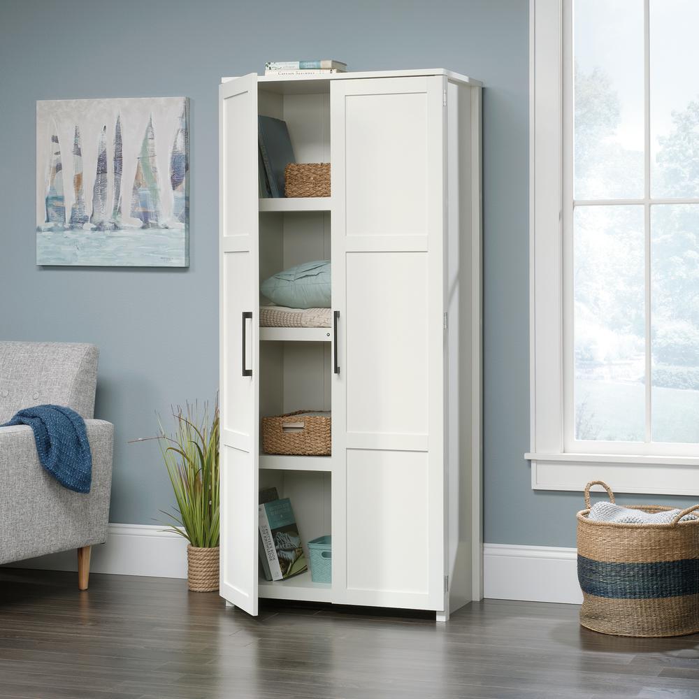 HomePlus Storage Cabinet, White finish
