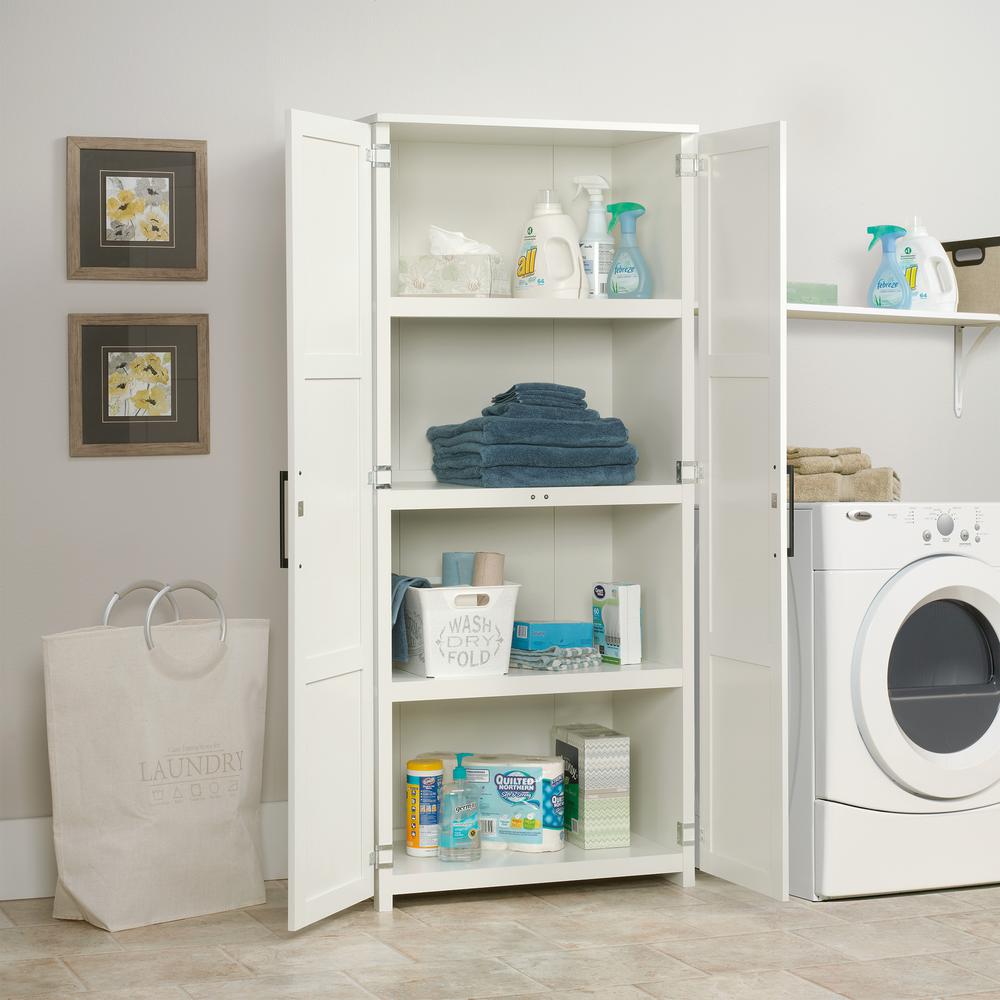 HomePlus Storage Cabinet, White finish
