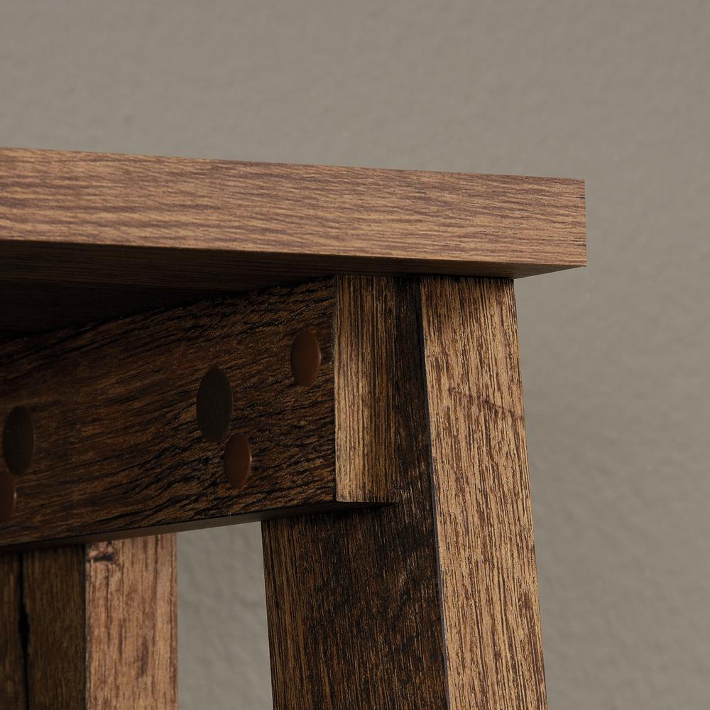 Trestle Open Shelving, Vintage Oak finish