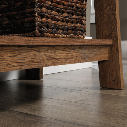 Trestle Open Shelving, Vintage Oak finish