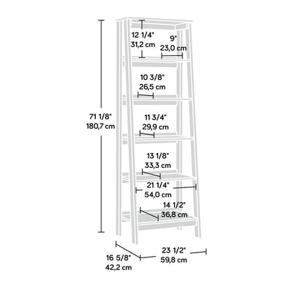 Trestle Open Shelving, Vintage Oak finish