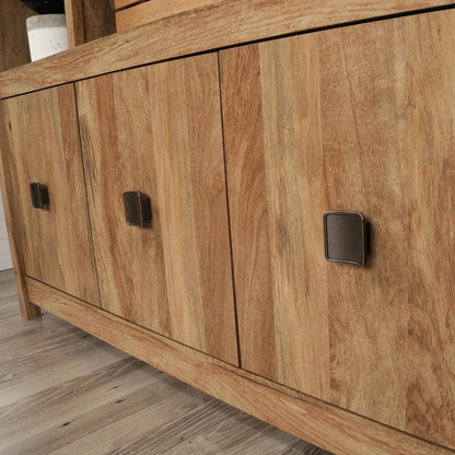 Cannery Bridge Library, Sindoori Mango finish