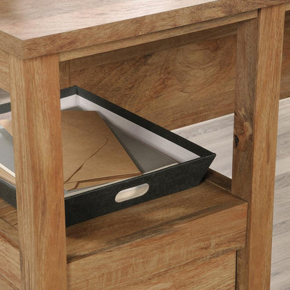 Cannery Bridge L Desk, Sindoori Mango finish