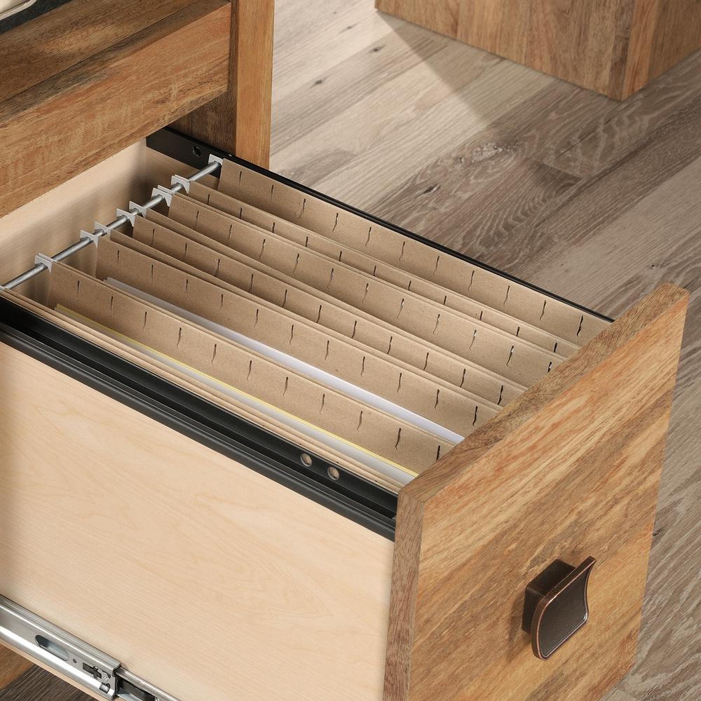 Cannery Bridge L Desk, Sindoori Mango finish