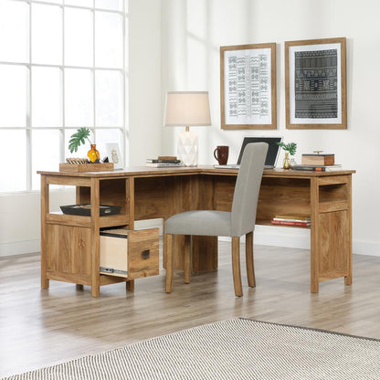 Cannery Bridge L Desk, Sindoori Mango finish