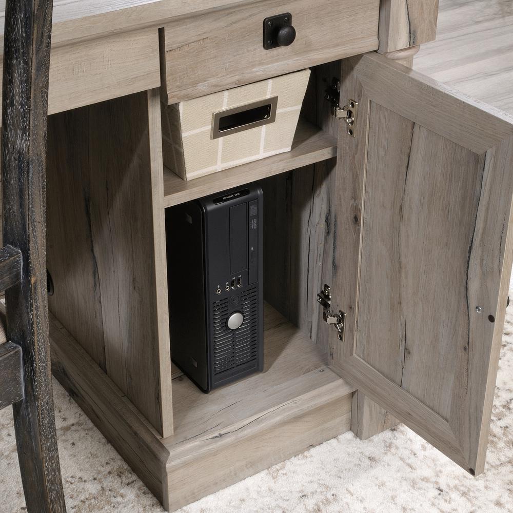 Palladia L Desk, Split Oak finish