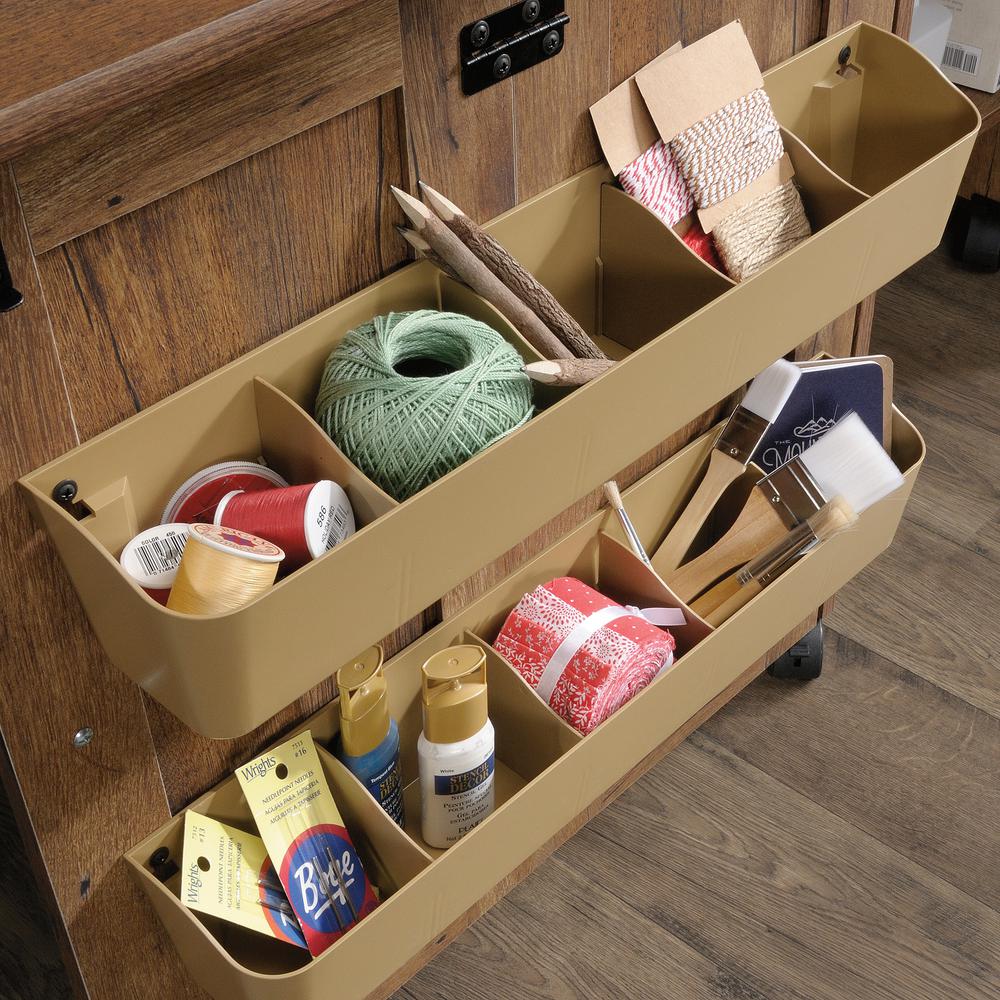 Miscellaneous Storage Craft & Hobby Storage, Vintage Oak finish
