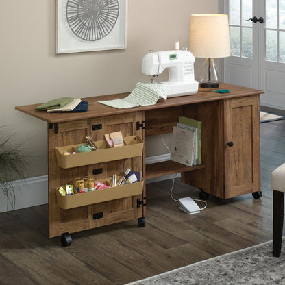 Miscellaneous Storage Craft & Hobby Storage, Vintage Oak finish