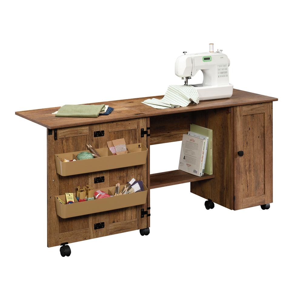 Miscellaneous Storage Craft & Hobby Storage, Vintage Oak finish