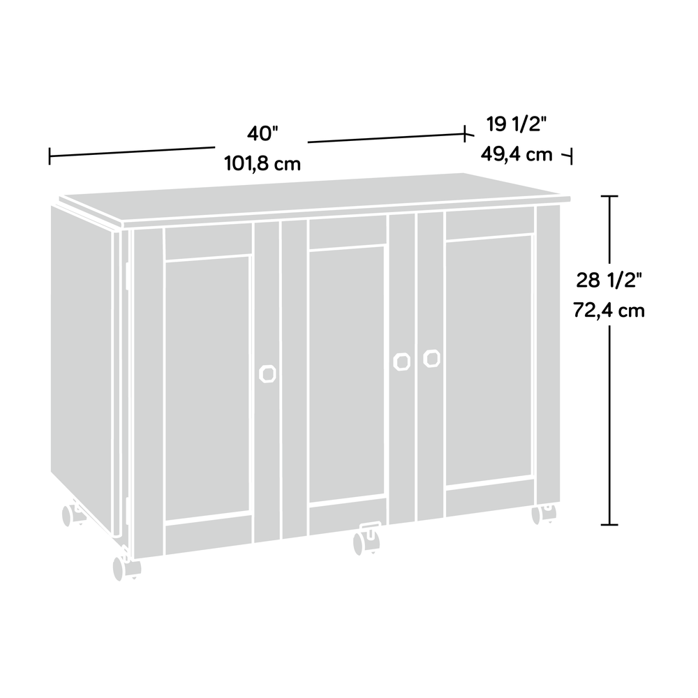 Miscellaneous Storage Craft & Hobby Storage, Vintage Oak finish