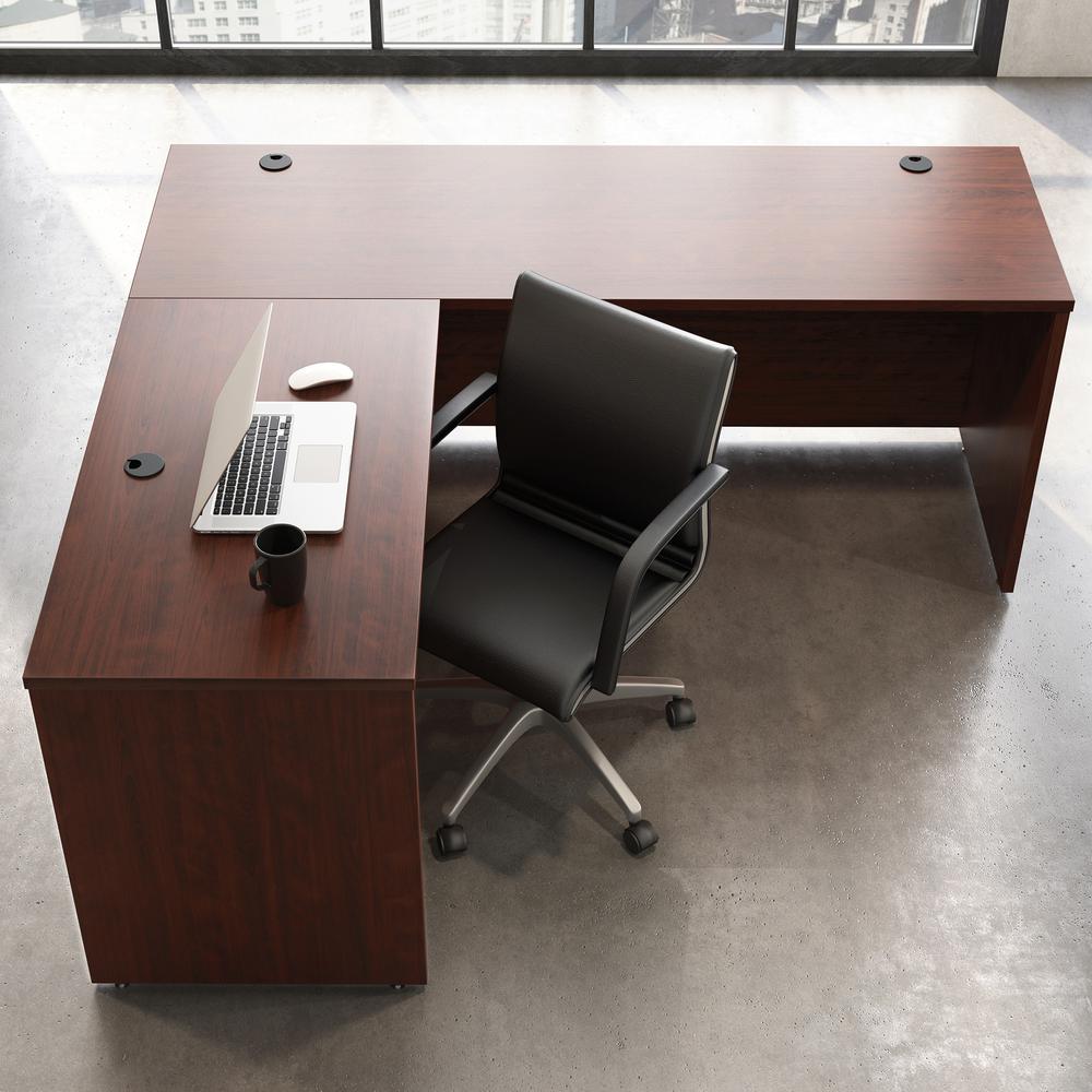 Affirm Desk Return, Classic Cherry finish