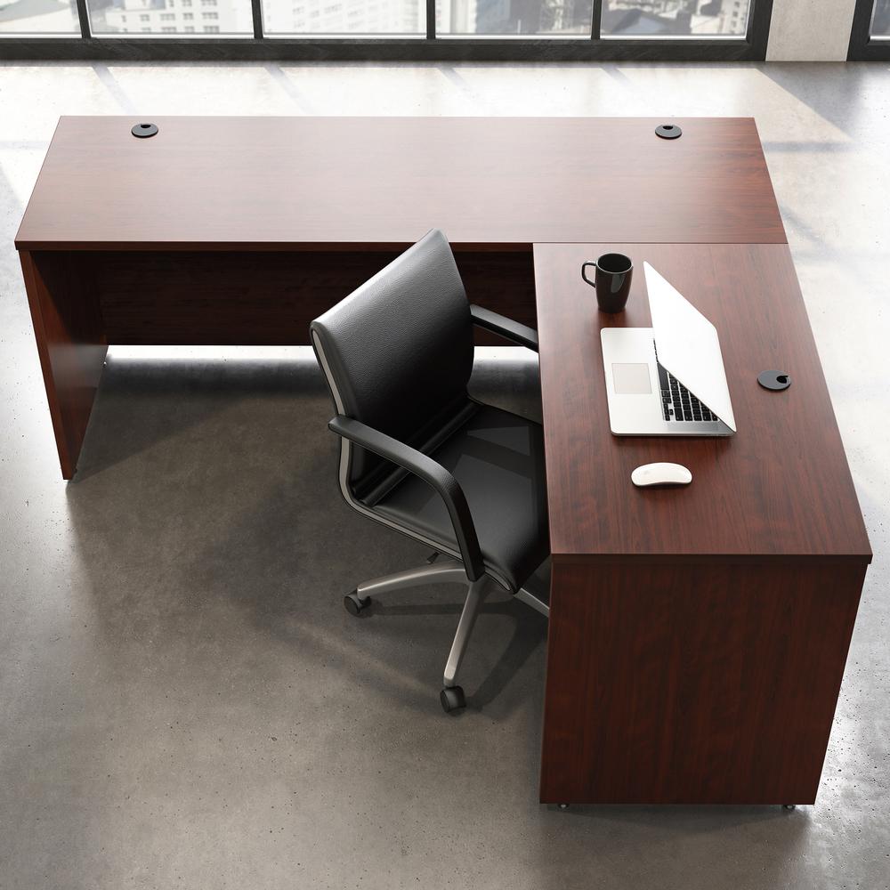Affirm Desk Return, Classic Cherry finish