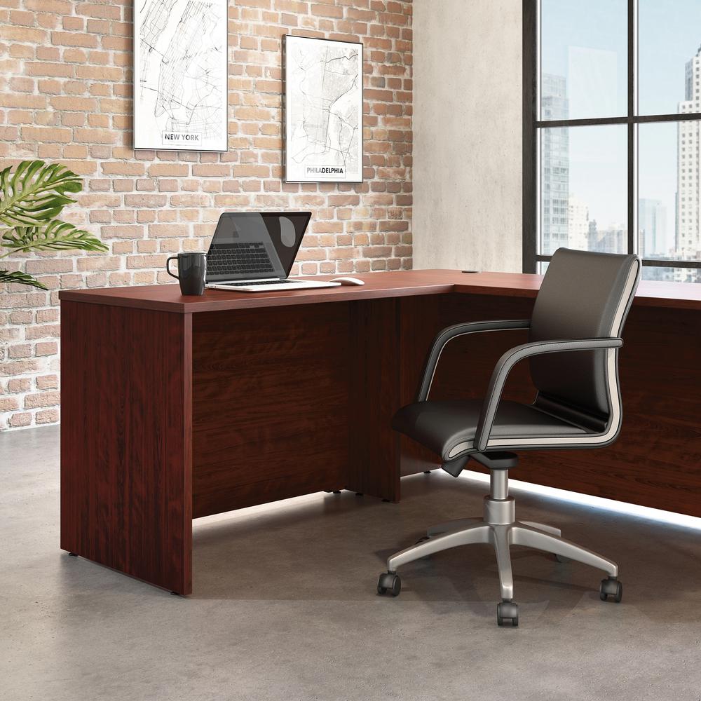 Affirm Desk Return, Classic Cherry finish