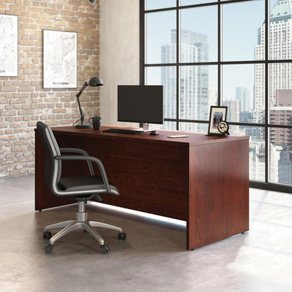 Affirm Commercial Office Desk, Classic Cherry finish
