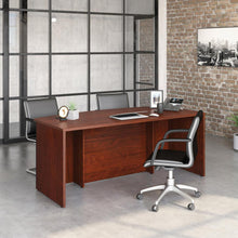 Affirm Commercial Office Desk, Classic Cherry finish