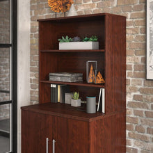 Affirm Commercial Office Hutch, Classic Cherry finish