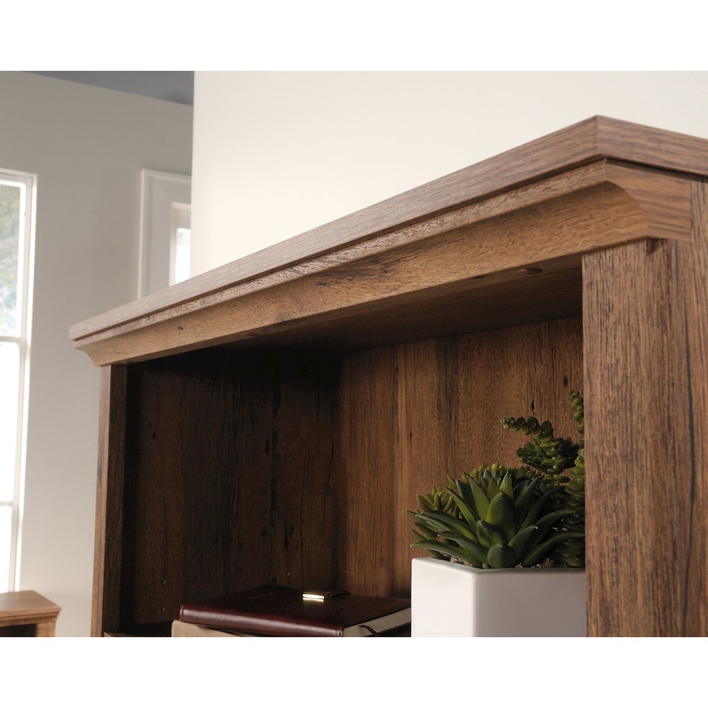 Miscellaneous Storage Library, Vintage Oak finish