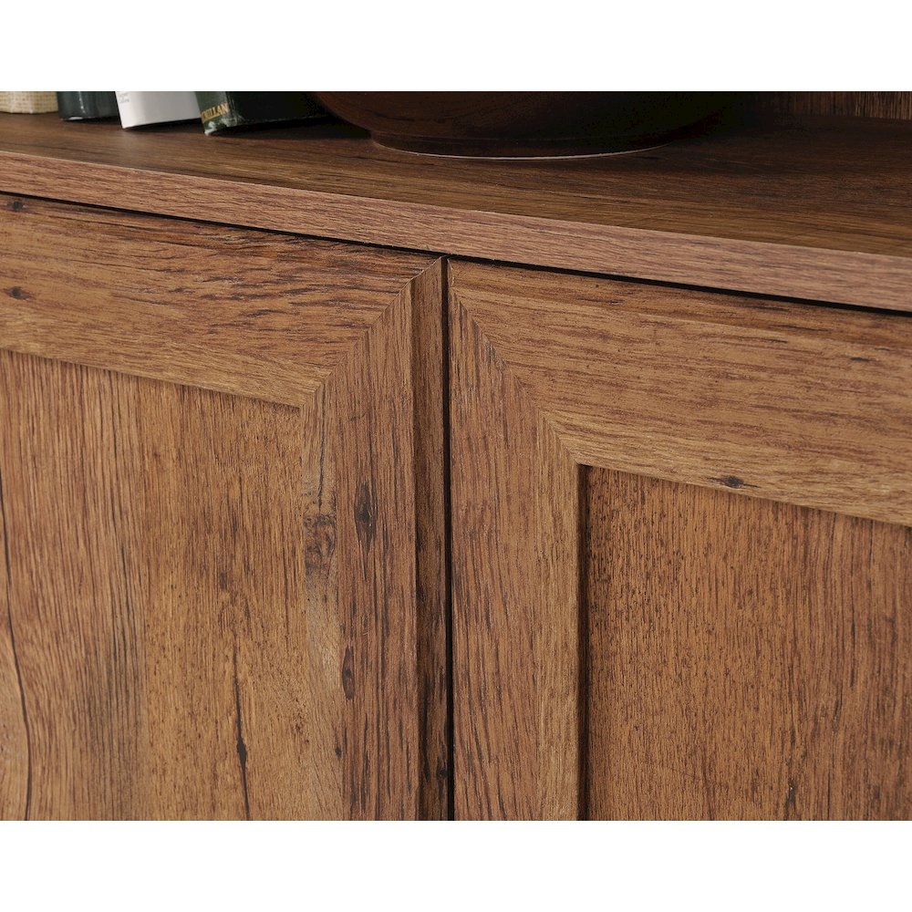 Miscellaneous Storage Library, Vintage Oak finish