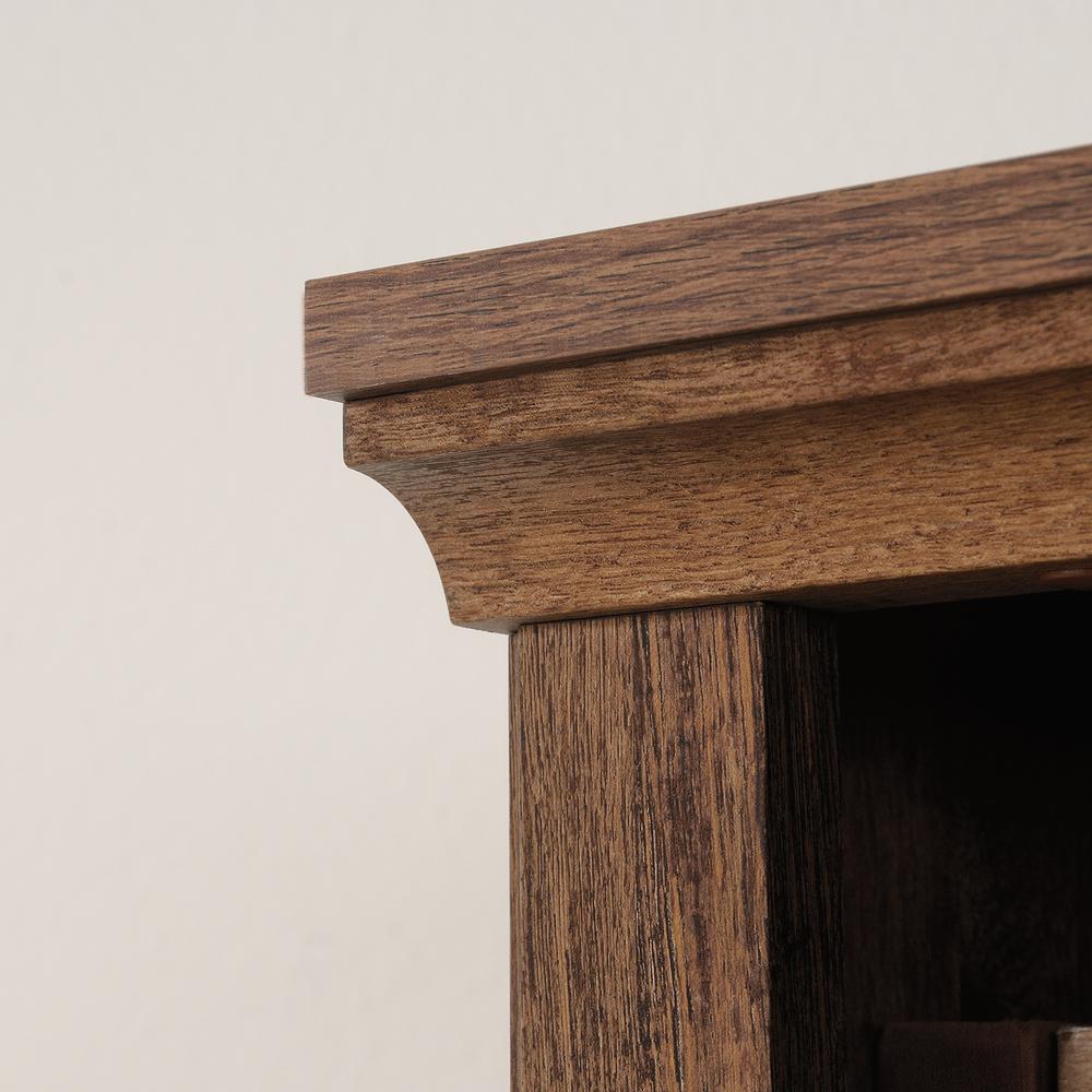 Miscellaneous Storage Bookcase, Vintage Oak finish